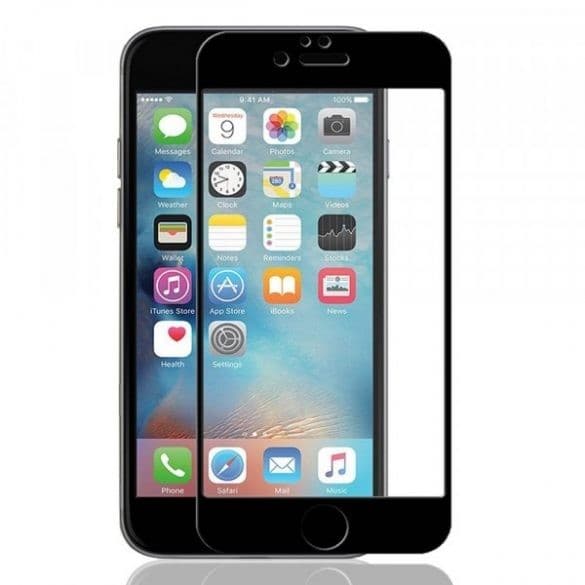Folie de sticla Apple iPhone 6/6S, Full Glue 111D, margini negre 1
