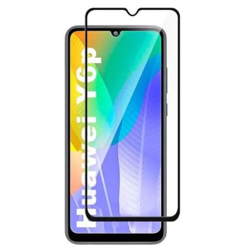 Folie de sticla Full Glue 111D pentru Huawei Y6P, margini negre 1