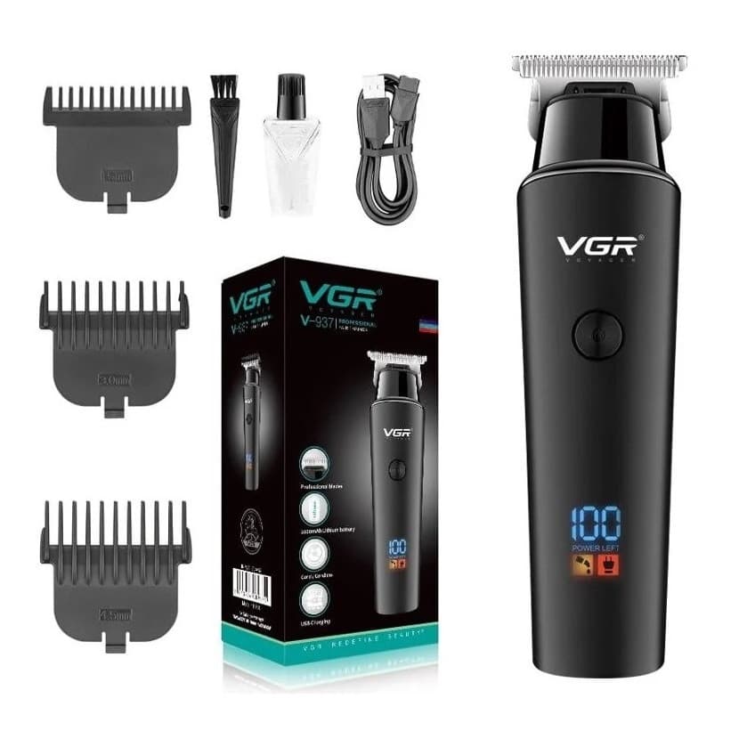 Aparat de tuns VGR V075, acumulator incorporat, afisaj LED 1