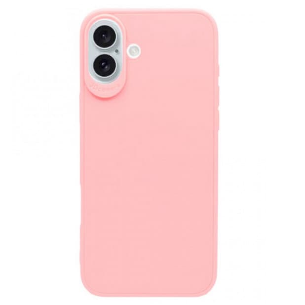Husa protectie Apple iPhone 17, Matt TPU My Choice, silicon moale, roz pal 1