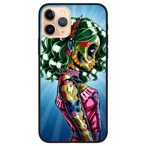 Husa de protectie pentru Apple iPhone 11 Pro, hibrid TPU + PC, model Future Woman 1