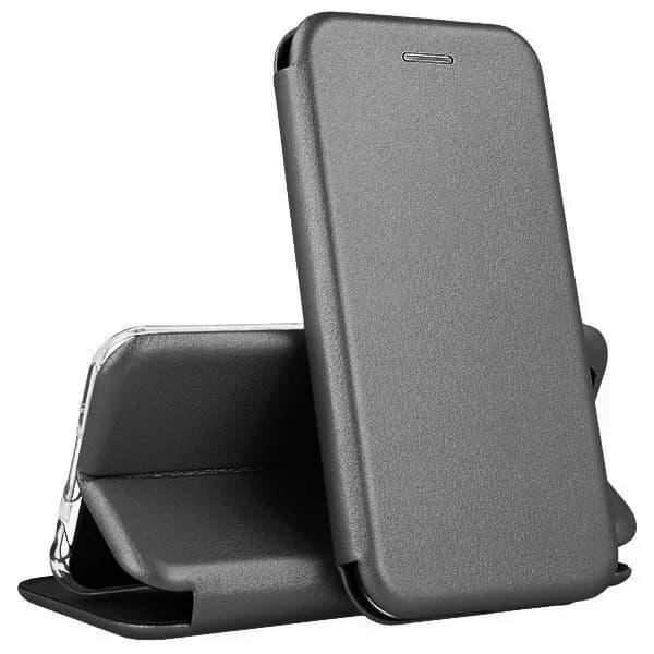 Husa Samsung Galaxy A10, Prestige Book, inchidere magnetica, gri 1