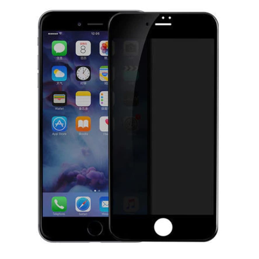 Folie de protectie Privacy Ceramic Film pentru Apple iPhone 7 Plus / iPhone 8 Plus, margini negre 1