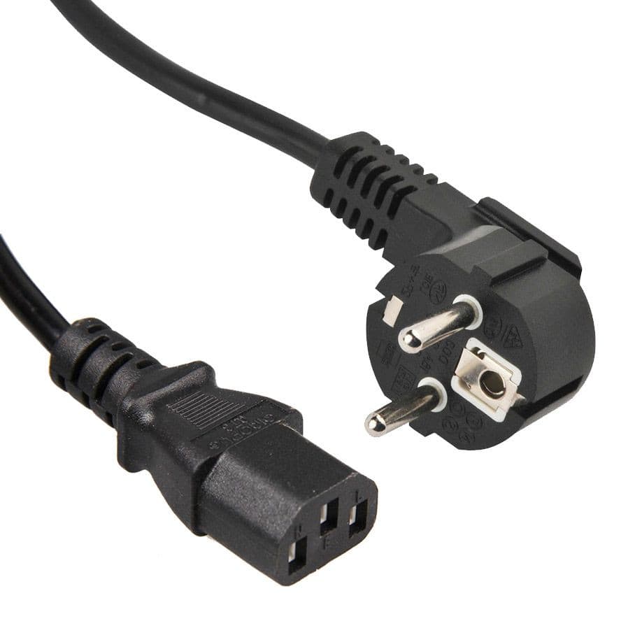 Cablu de alimentare PC/monitor, lungime 1.7 m, negru 1