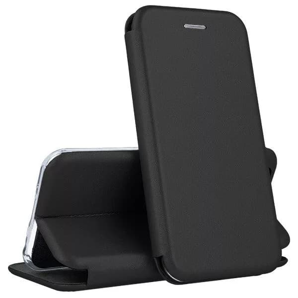 Husa Samsung Galaxy A56, Prestige Book, inchidere magnetica, neagra 1