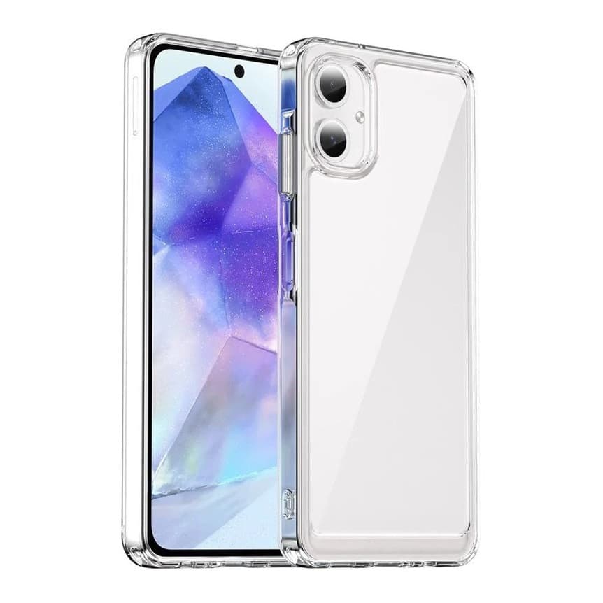 Husa protectie Samsung Galaxy A06, protectie camere, TPU transparent, 2 mm, blister 1