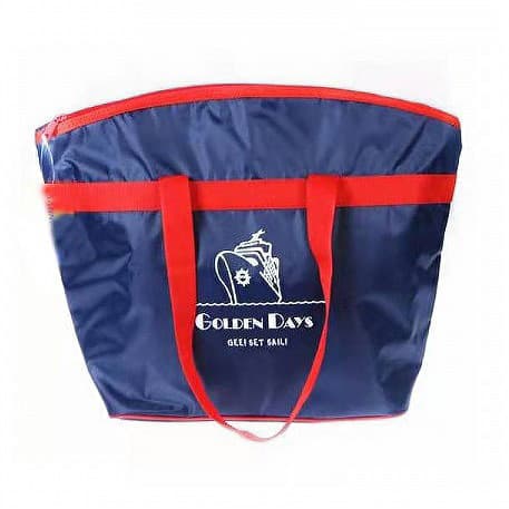 Geanta termica Golden Days, 45 x 16 x 35 cm, albastru/rosu 1