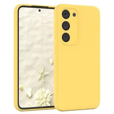 Husa Samsung Galaxy S20 Luxury Silicone, catifea in interior, protectie camera, galbena 1
