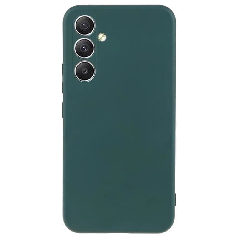 Husa Samsung Galaxy A15 5G, Matt TPU, silicon moale, verde inchis 1