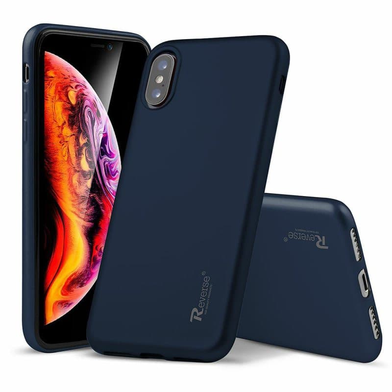 Husa de protectie Reverse Luxury TPU pentru Samsung Galaxy S20, albastru navy 1