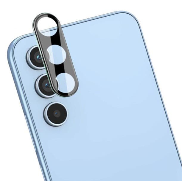 Folie protectie pentru camera spate Samsung Galaxy S23 Plus (S23+), margini negre 1