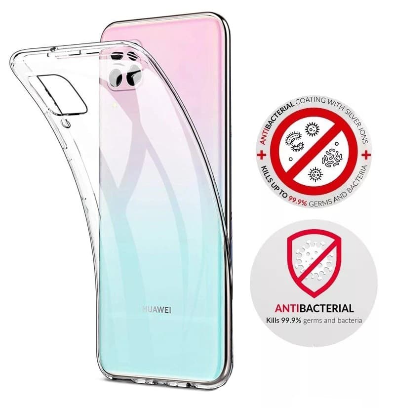 Husa protecție antibacteriana cu ioni de argint Forcell pentru Huawei Y5P, TPU transparent 1