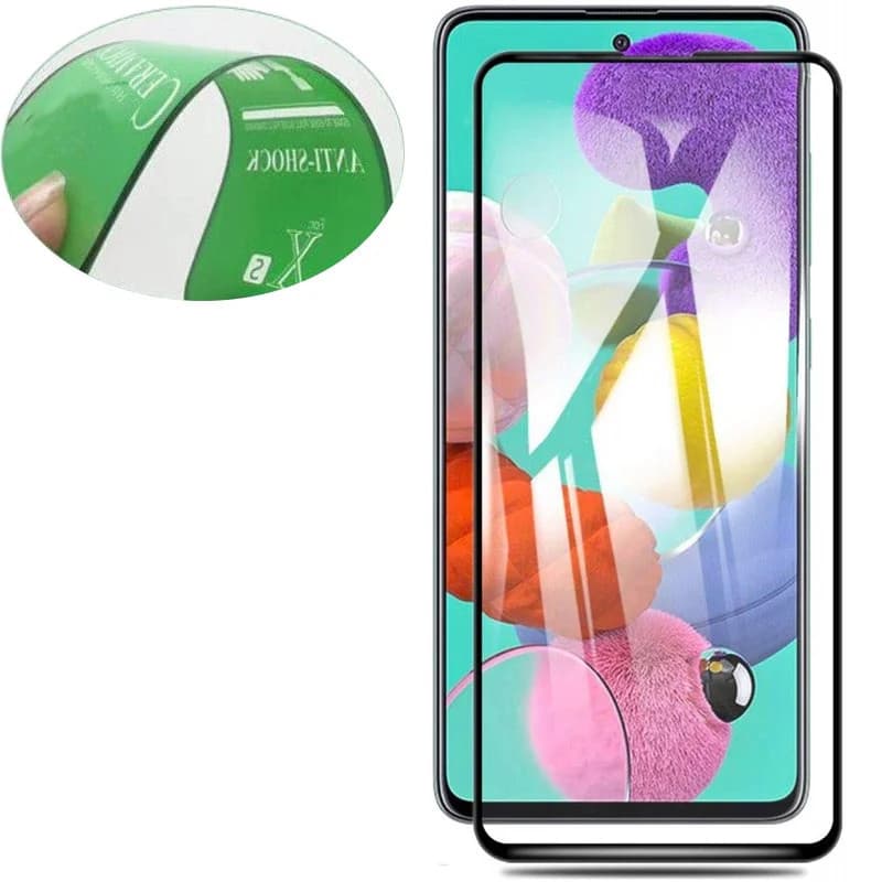 Folie de protectie Ceramic Film pentru Samsung Galaxy A53 5G, margini negre 1