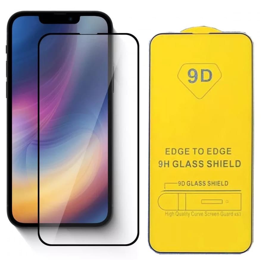 Folie sticla Apple iPhone 14 Pro (6.1), Full Glue 9D, margini negre 1