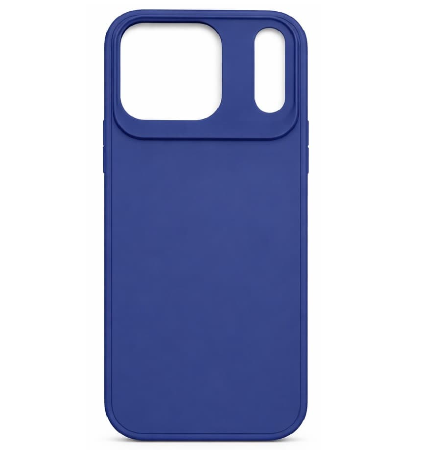 Husa protectie Apple iPhone 17 Pro Max, Matt TPU My Choice, silicon moale, albastra 1