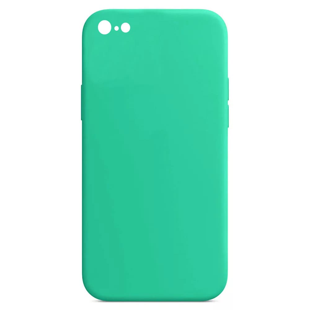 Husa Apple iPhone 7 / iPhone 8 / iPhone SE2, Luxury Silicone, catifea in interior, protectie camere, turcoaz 1