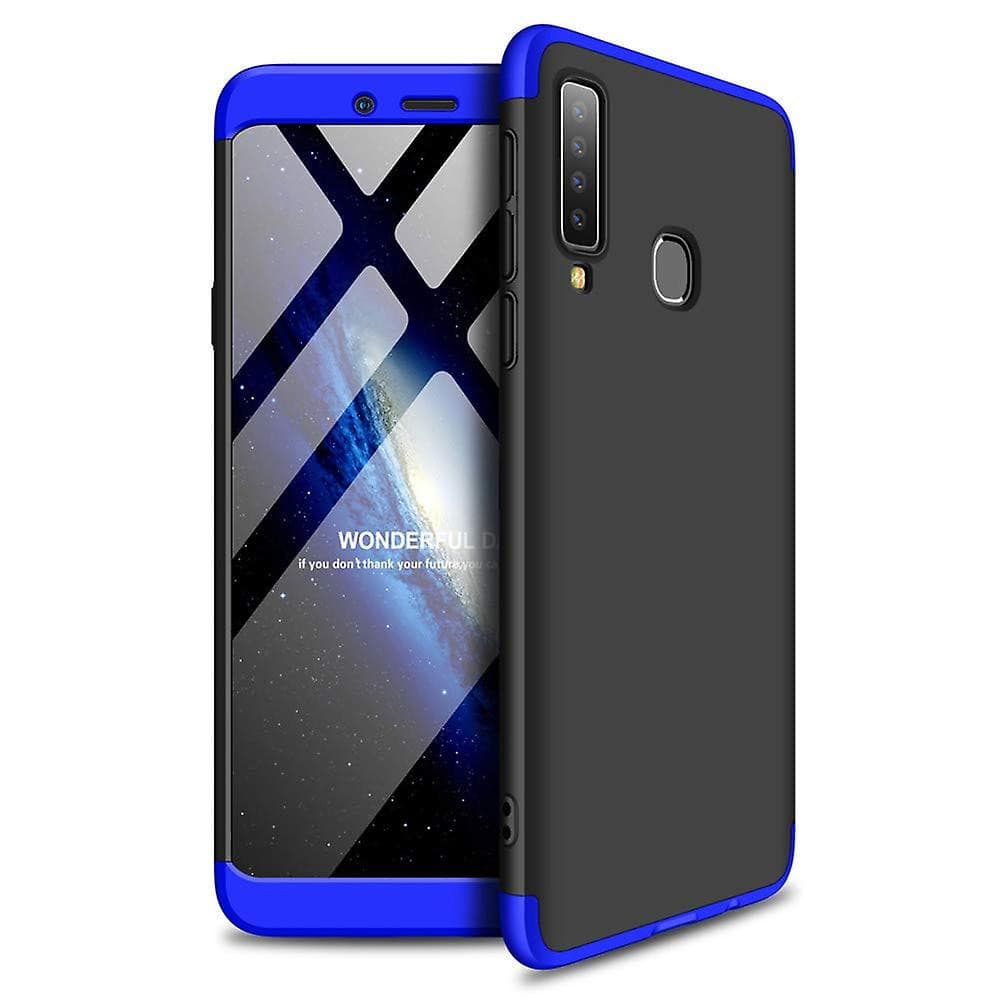 Husa Full Cover GKK (fata + spate) pentru Xiaomi Redmi Note 5A, negru cu albastru 1