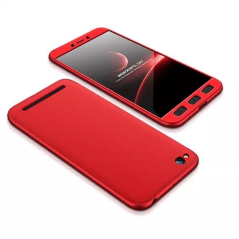 Husa Full Cover GKK (fata + spate) pentru Apple iPhone XS Max, rosie 1