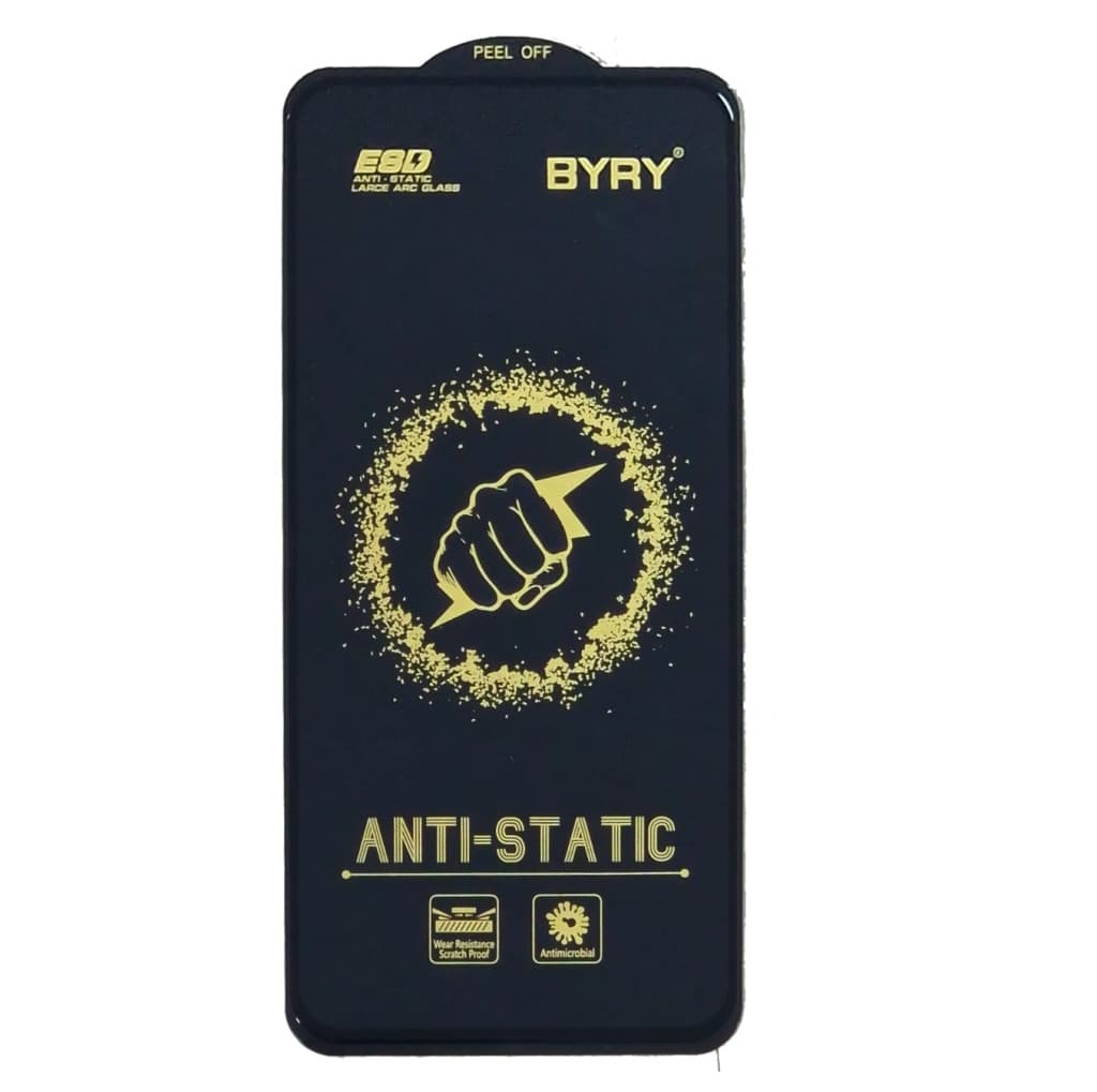 Folie sticla Xiaomi Redmi 12, BYRY Antistatic ESD, margini negre 1