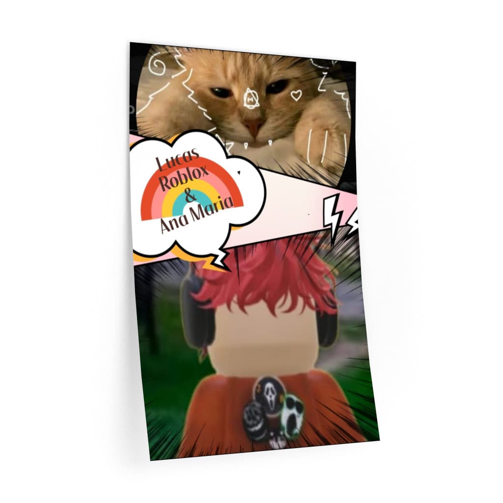 Poster A3 (30 x 42 cm), Lucas Roblox si Ana Maria, High Glossy Photo 180 grame 1