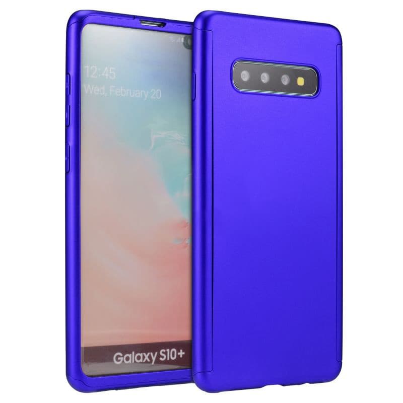 Husă Full Cover 360° pentru Samsung Galaxy S20 Ultra (față + spate), albastră 1