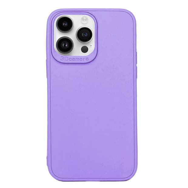 Husa protectie Apple iPhone 16 Pro Max, Matt TPU My Choice, silicon moale, mov lila 1
