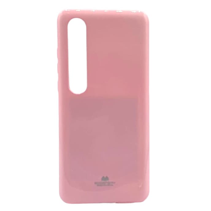 Husa de protectie Mercury Goospery pentru Xiaomi Mi 10/Mi 10 Pro, jelly case, roz pal 1
