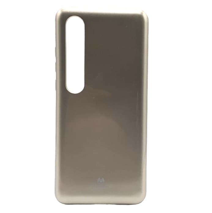 Husa de protectie Mercury Goospery pentru Xiaomi Mi 10/Mi 10 Pro, jelly case, aurie 1