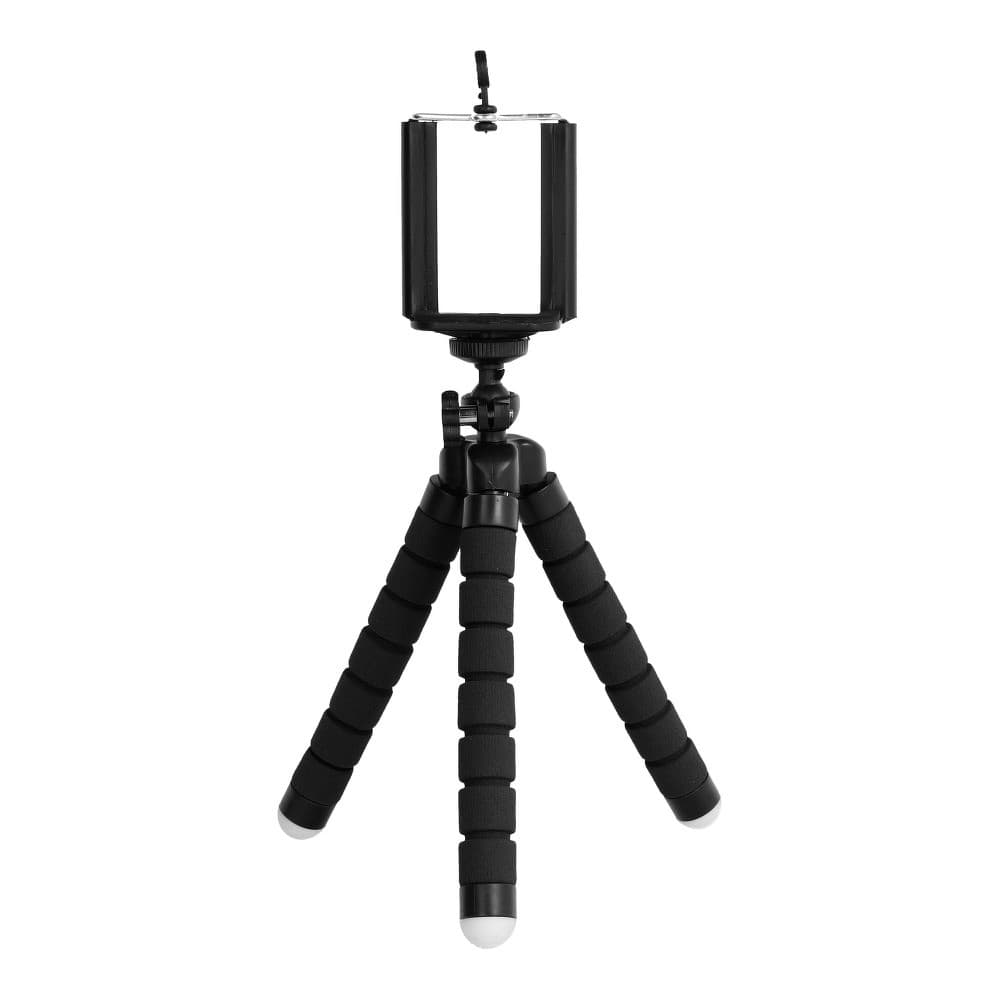 Mini trepied universal pentru telefoane si camere foto, negru 1