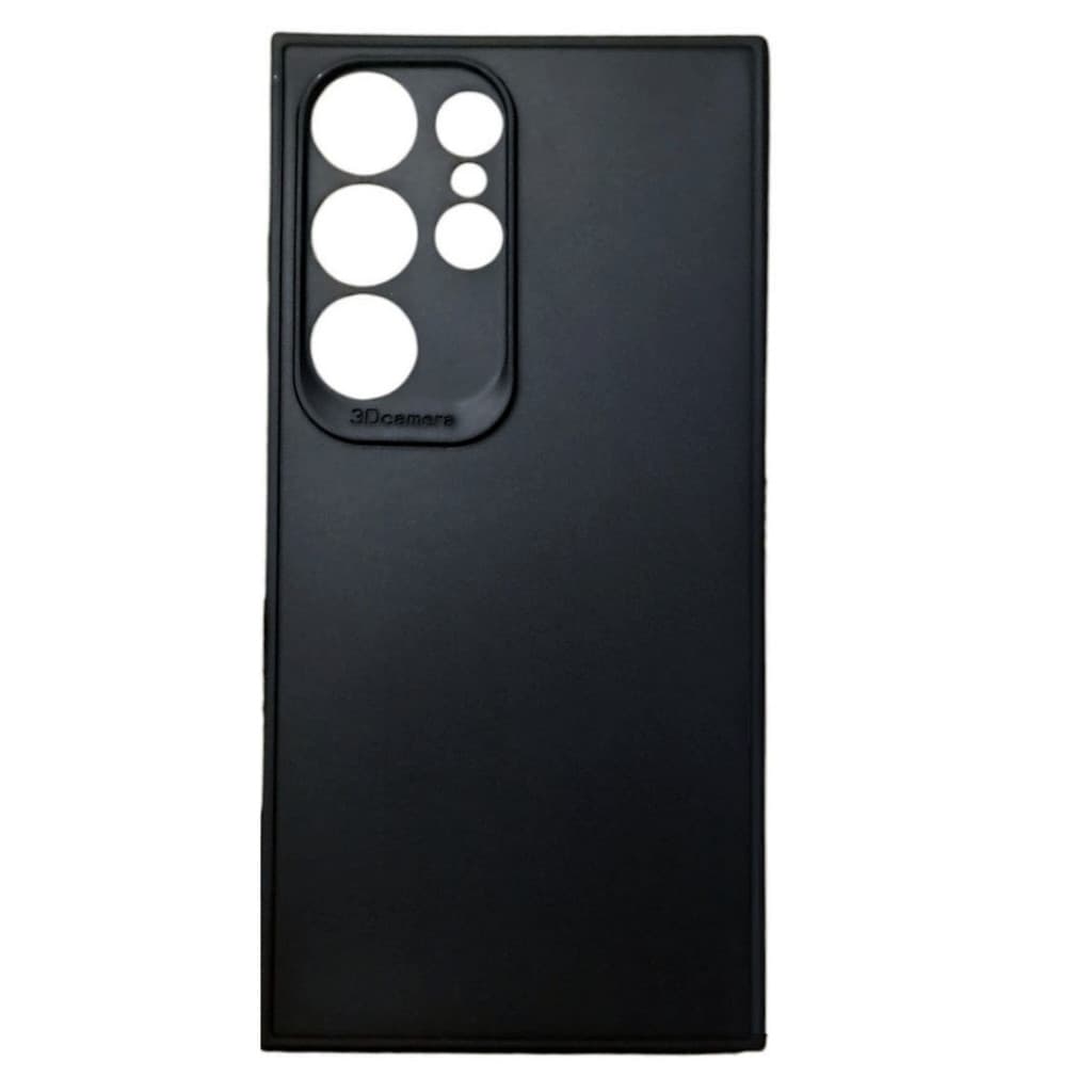 Husa Samsung Galaxy S24 Ultra, Matt TPU My Choice, silicon moale, protectie camere, neagra 1