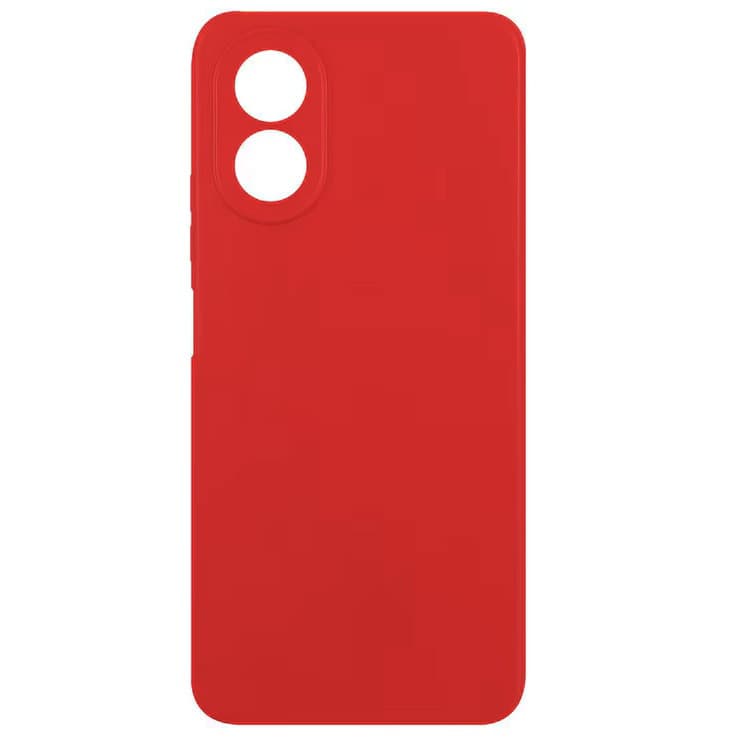 Husa protectie Oppo A78 5G, Luxury Silicone, catifea in interior, protectie camere, rosie 1
