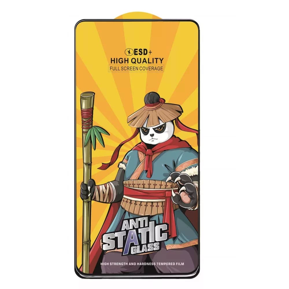 Folie sticla Samsung Galaxy A35 5G, Kungfu Panda, Antistatic Glass ESD +, margini negre 1