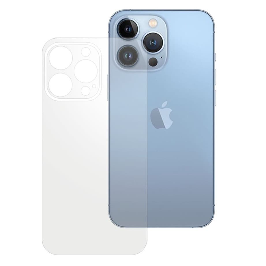 Folie HD TPU Apple iPhone 13 Pro, BYRY® Hydrogel, ultra subtire, regenerabila - spate 1