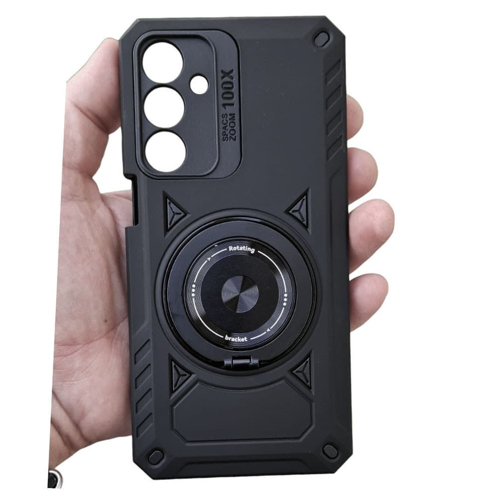 Husa Samsung Galaxy A13 5G / Galaxy A04s, Rotating Bracket, protectie camera, prindere magnetica, neagra 1