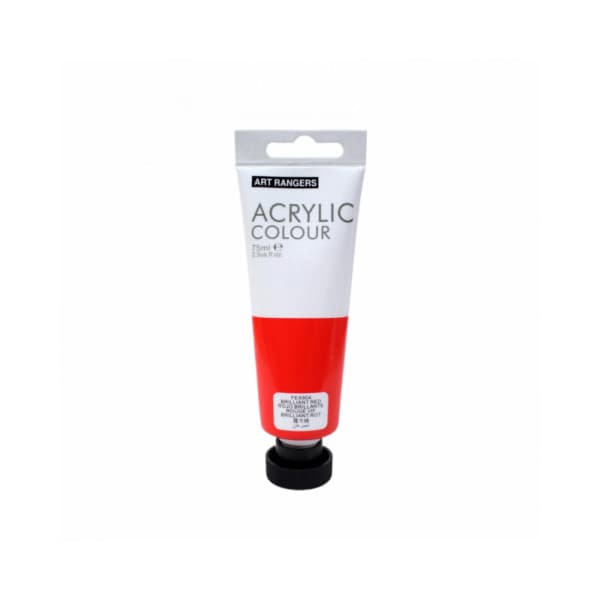 Culori acrilice Magi-Wap Art Rangers, 75ml, diverse culori, FEA75T, rosu briliant 1