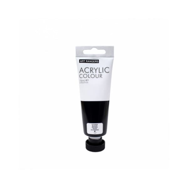 Culori acrilice Magi-Wap Art Rangers, 75ml, diverse culori, FEA75T, negru 1