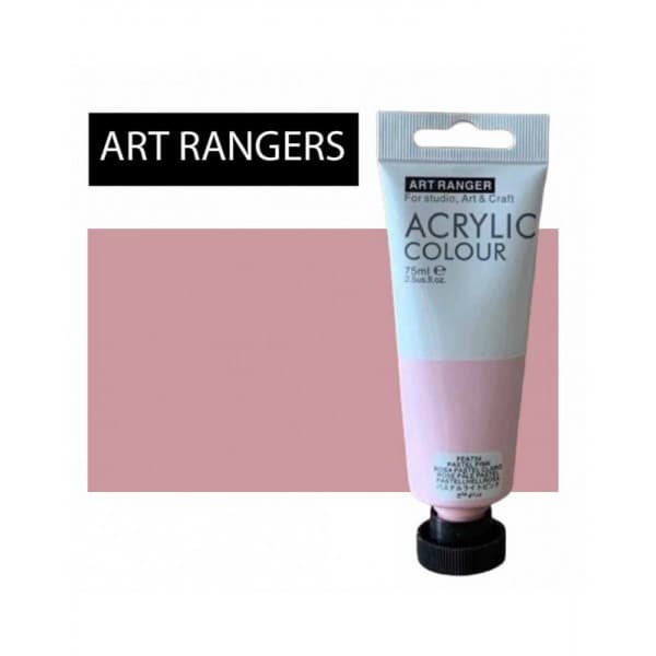 Culori acrilice Magi-Wap Art Rangers, 75ml, diverse culori, FEA75T, roz pastel 1