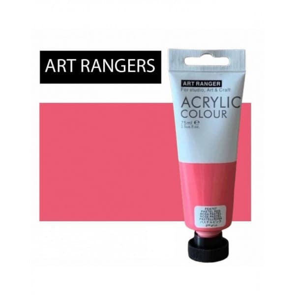 Culori acrilice Magi-Wap Art Rangers, 75ml, diverse culori, FEA75T, rosu pastel 1
