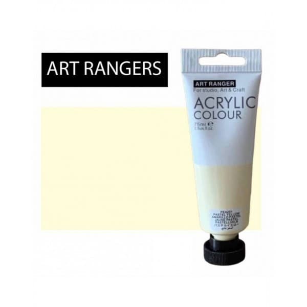 Culori acrilice Magi-Wap Art Rangers, 75ml, diverse culori, FEA75T, galben pastel 1