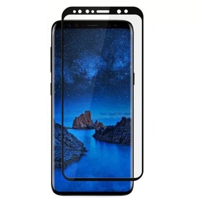 Folie de sticla Samsung Galaxy S9 Plus, Full Glue 3D, margini negre 1