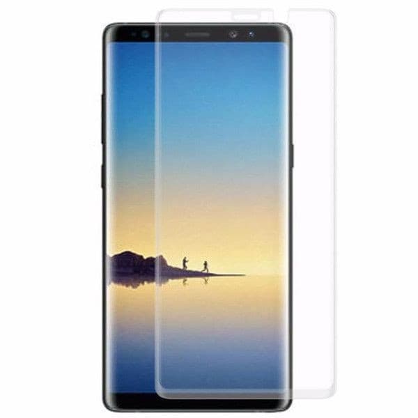Folie protectie PET (plastic) pentru Samsung Galaxy Note 8, acoperire inclusiv margini curbate 1