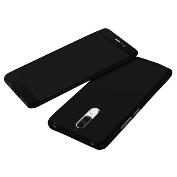 Husă Full Cover 360° pentru Huawei Mate 10 Lite (față + spate + sticlă), neagră 1