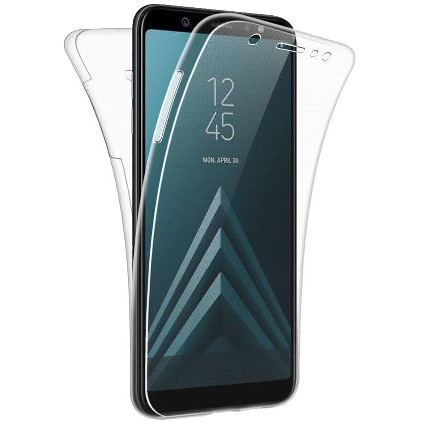 Husa Full TPU 360° pentru Samsung Galaxy A6 Plus 2018 (fata + spate), transparenta 1