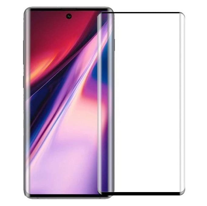 Folie de sticla Full Face 3D pentru Samsung Galaxy Note 10, margini negre 1
