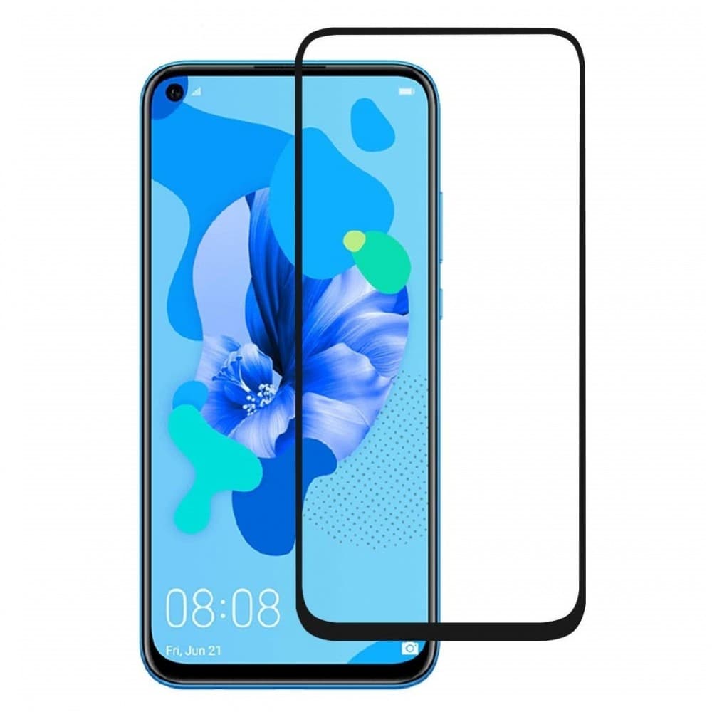 Folie sticla Huawei P Smart 2021, Full Glue 111D, margini negre 1