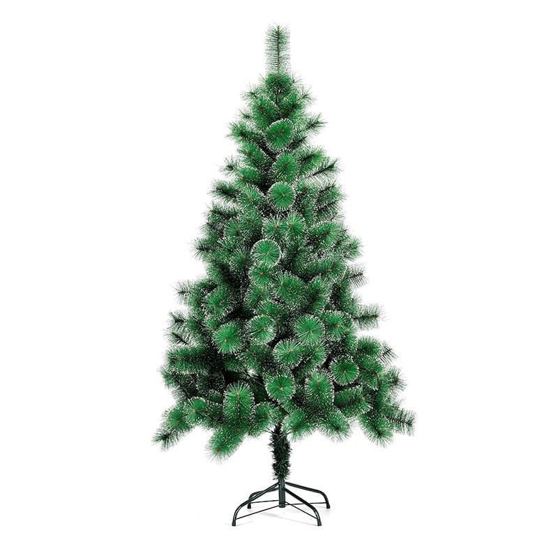 Brad artificial de Craciun tip pin nins, inaltime 150 cm, interior/exterior, suport inclus 1