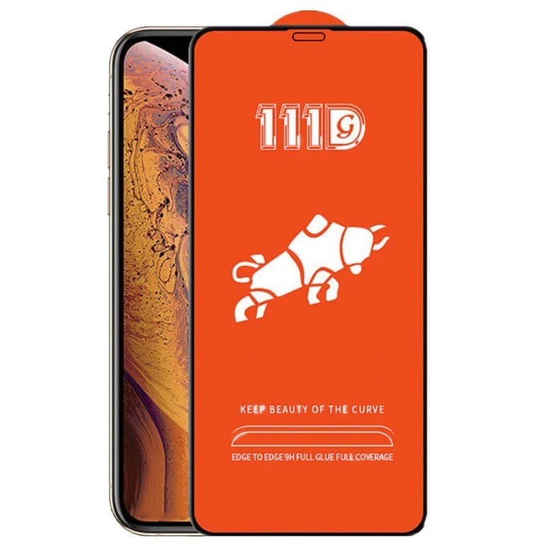 Folie de sticla Full Glue 111D pentru Apple iPhone 13 Mini, margini negre 1