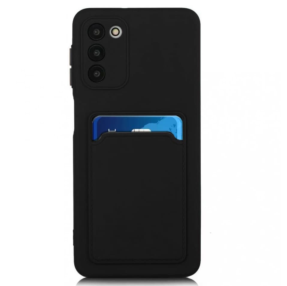 Husa protectie Card Case pentru Samsung Galaxy S20 FE (Fan Edition), buzunar pentru carduri/cartele, neagra 1