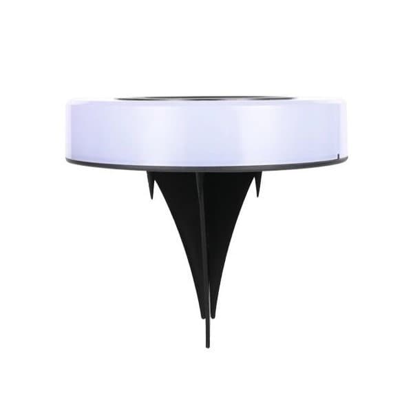 Lampa solara LED, sub forma de cerc, pentru gazon sau gradina, Rezistenta la apa, Alb rece 1