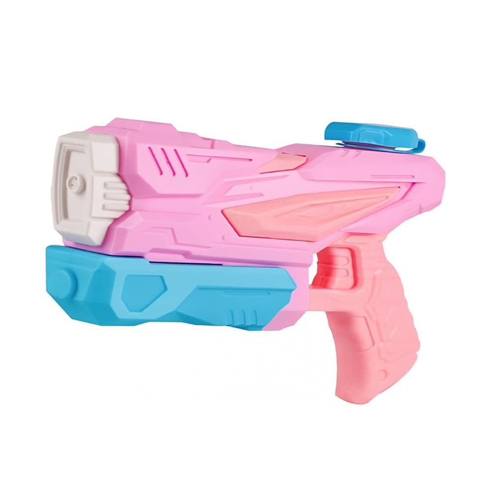 Jucarie pistol cu apa, plastic, rezervor 300 ml, 6 ani+, roz 1